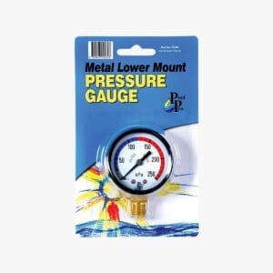 Pool Pro Pressure Gauge Lower Mount Metal